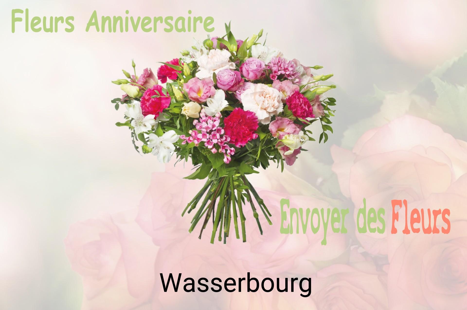 Bouquet de fleurs d’anniversaire livré à Wasserbourg