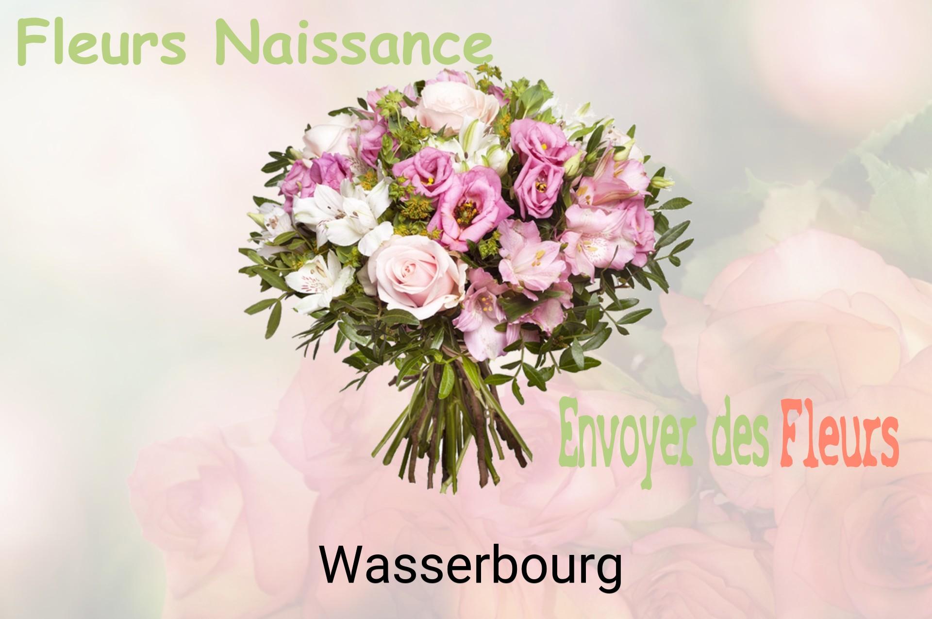 Bouquet de fleurs de naissance livré à Wasserbourg